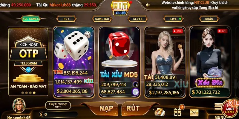 Trải nghiệm game mọi nơi sau khi cài app thành công